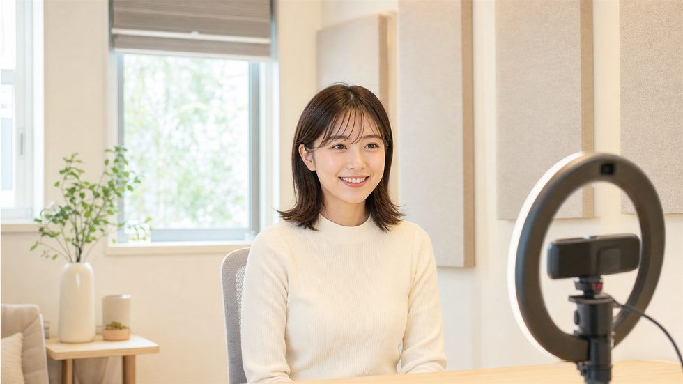 完全防音・鍵付き個室チャットスペースの内部