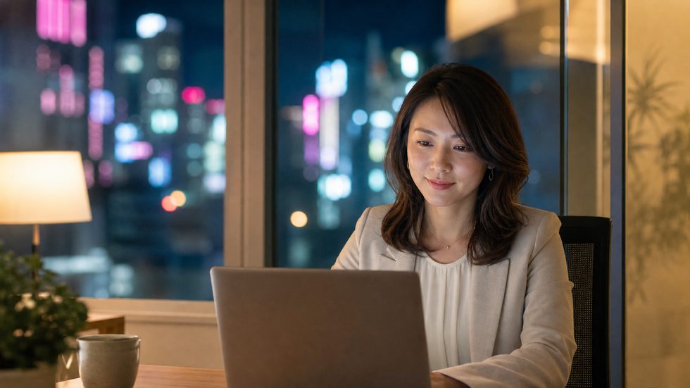 チャットレディとして稼働する女性（学生・主婦・社会人など様々な方が在籍）