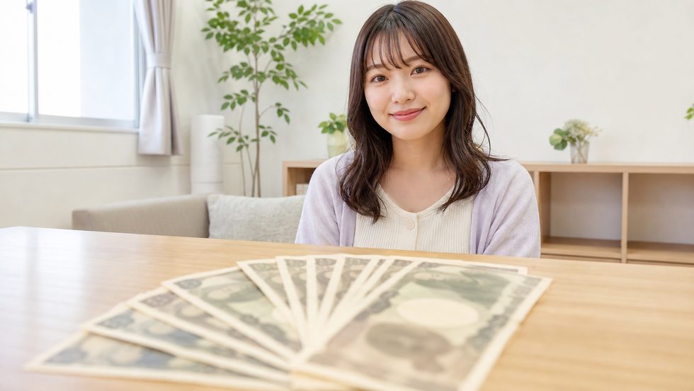 チャットレディの日払い現金受け取りのイメージ(当日精算・大阪梅田)