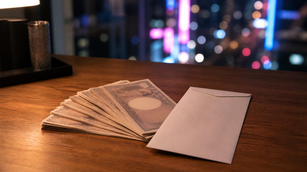 チャットレディの日払い報酬イメージ・働いたその日に現金で受け取れる（ミント大阪）