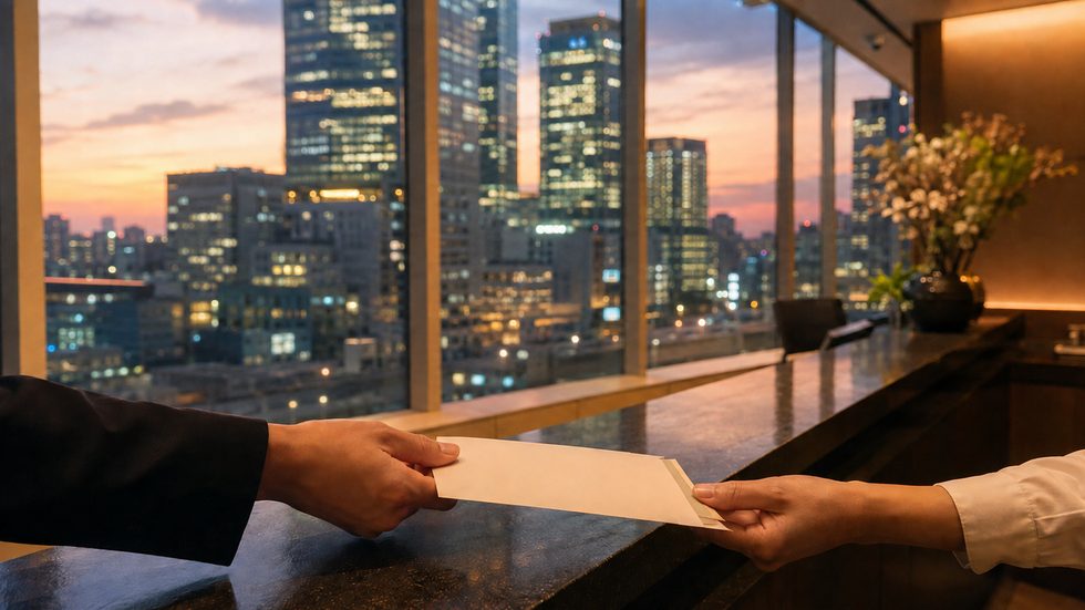 チャットレディの日払い報酬を当日現金で受け取るイメージ