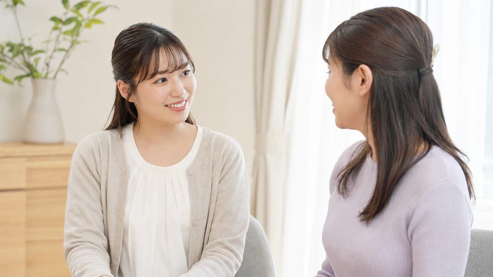 チャットレディのスタッフ相談シーン（退職・移籍の話し合い）