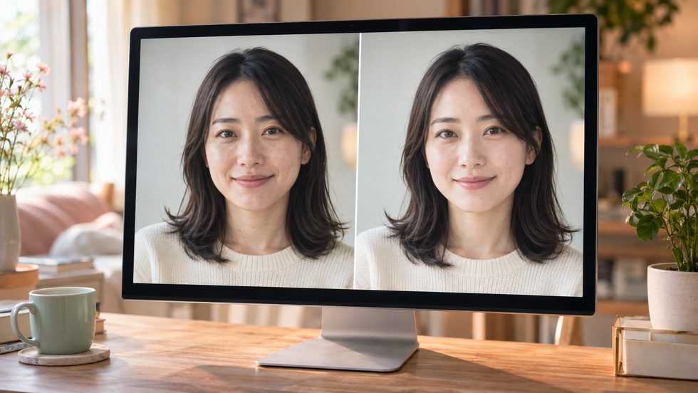 加工カメラ・美肌フィルターの効果イメージ(別人レベルの加工)
