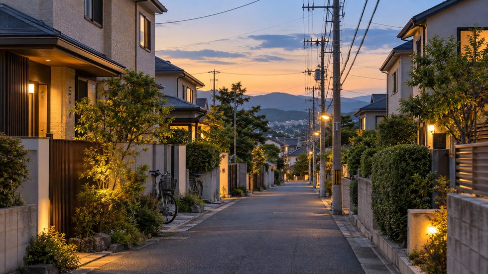 高槻・茨木エリアの住宅街の風景（地元を避けて働く理由）