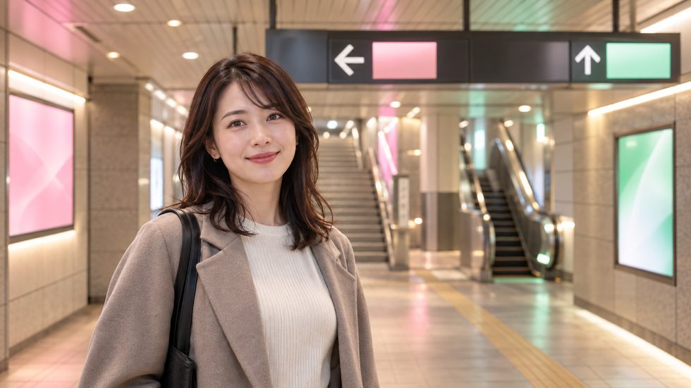 梅田駅F-85番出口周辺の地下街（駅から徒歩1分のアクセス）