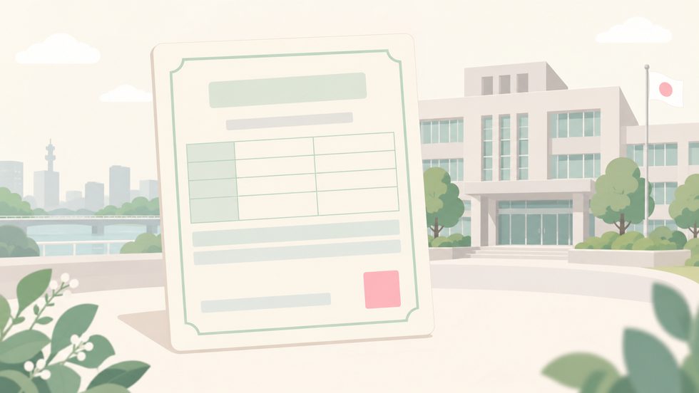 大阪の市役所が発行する所得証明書のサンプル