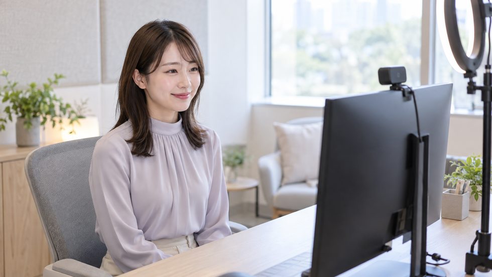 チャットレディの完全個室ルームの内装と配信機材(大阪・梅田の事務所)